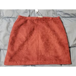 NWT Burgundy Skirt